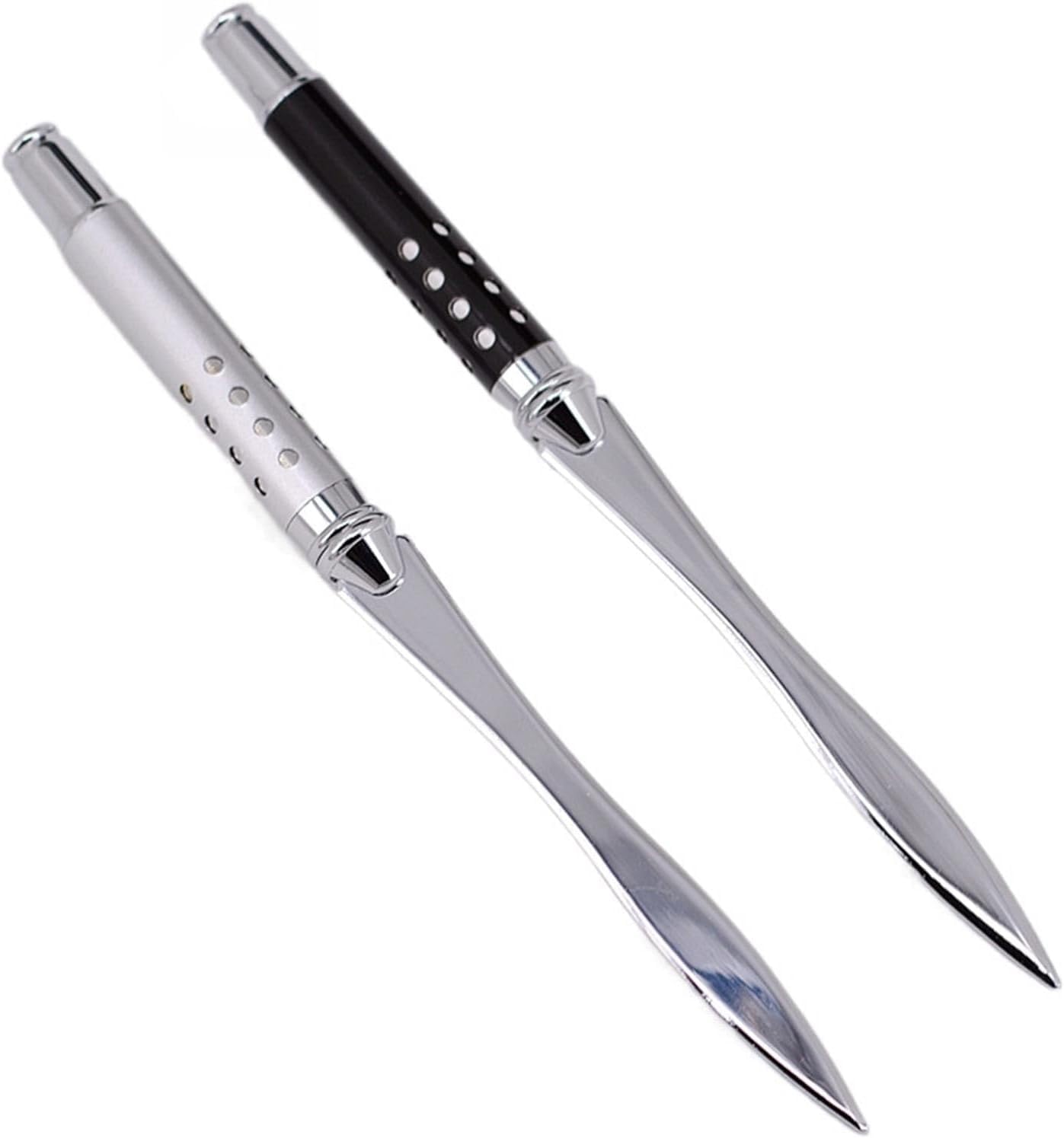 Letter Opener, Metal Letter Openers for Ladies Men Letter Openers Envelope Express File Document Unpack Box Packages Cutter Split File Envelopes Stationery for School Office Home (2pcs)