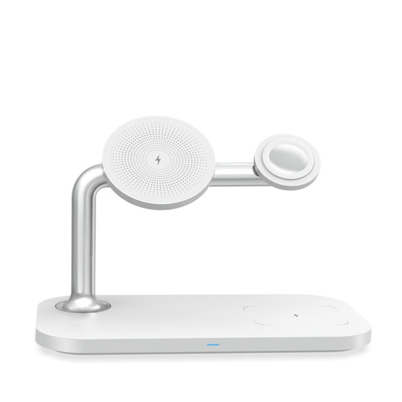 30W 3 en 1 Cargador inalámbrico magnético for teléfonos Inteligentes Qi Base de Soporte Carga rápida, Soporte Diseño portátil(Model JD85 White)