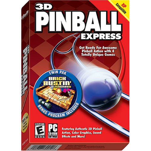 3D Pinball Express/Brick Bustin' Madness Twin Pak Video Games
