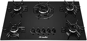 Cooktop Mueller 5 Bocas com Queimador Ultra Chama Mcg115bg1