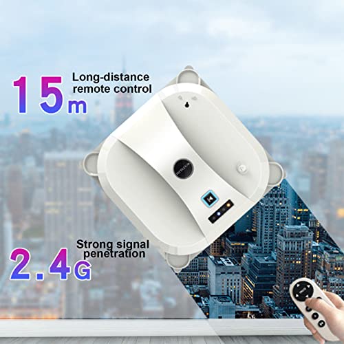 QJJML Window Cleaner Robot with Remote Control, Electric Glass Cleaning Robotic - Anti-drop/2500pa Vacuum Suction, for Indoor Outdoor High Windows - Image 6