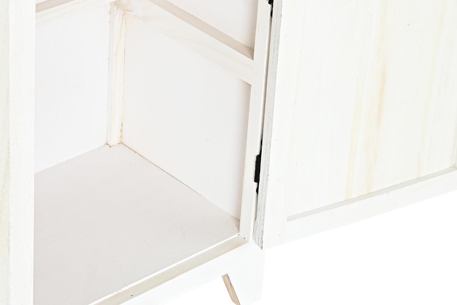 MESITA DE NOCHE PAULOWNIA 40X29X73,5 BLANCO