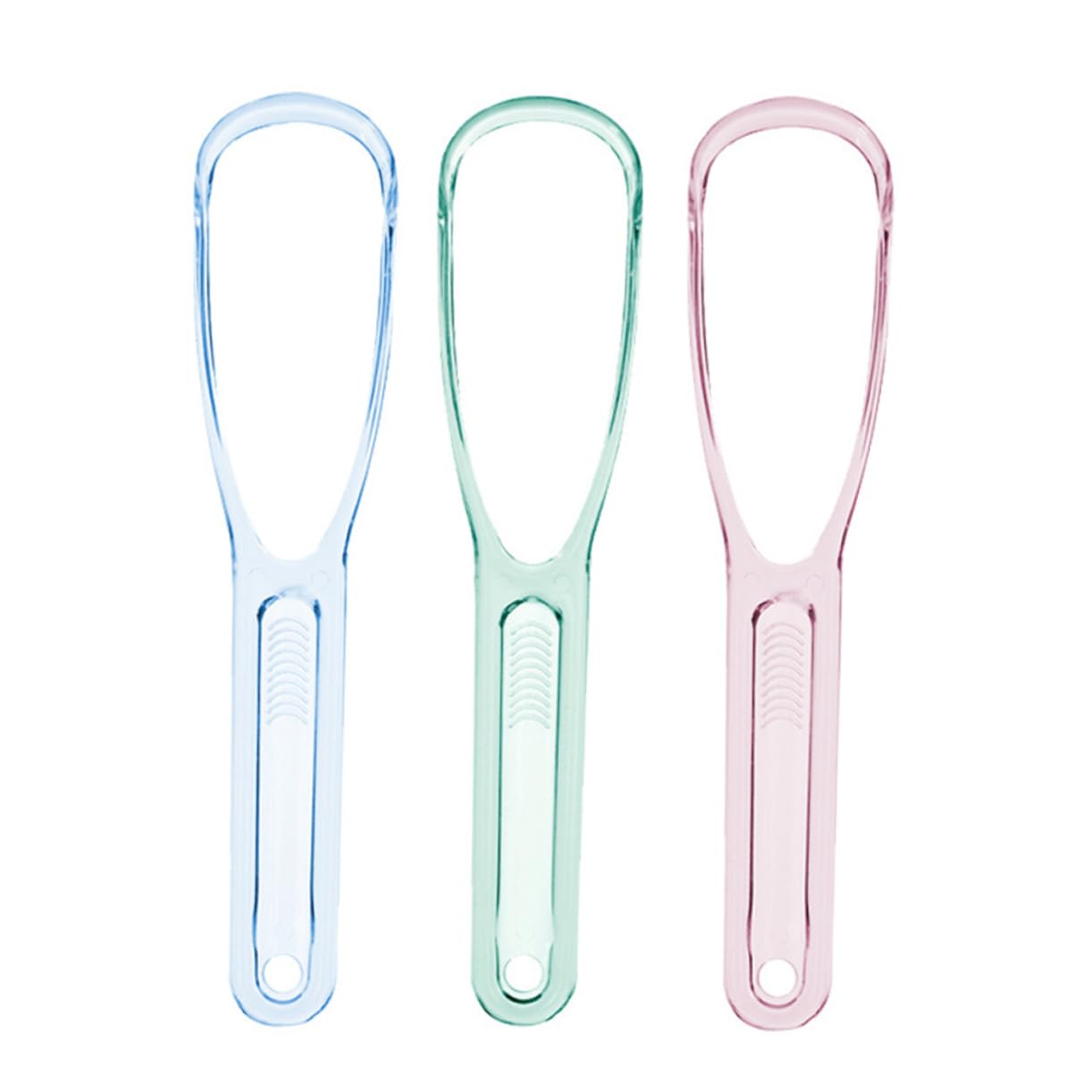 WOFASHPURET 1Pcs Oral Scraper Pink Ergonomic Design for Bad Breath Removal Durable for Daily Oral Care and