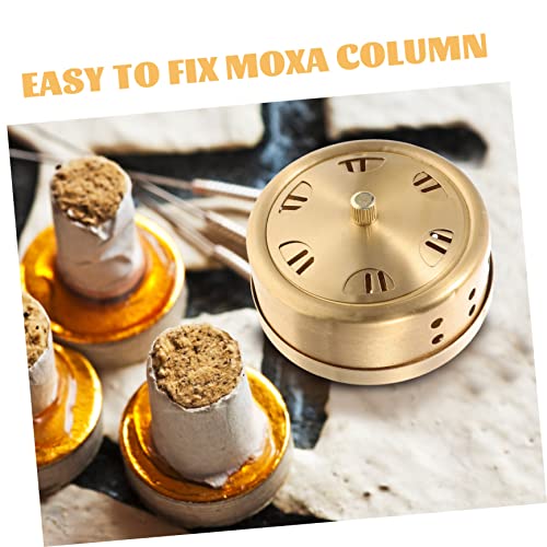 Caja de Moxibustión de Cobre FOMIYES, Quemador Portátil para Terapia de Moxibustión para Alivio del Dolor y Rigidez Muscular para Uso en Casa y Terapia de Masajes miniatura 5