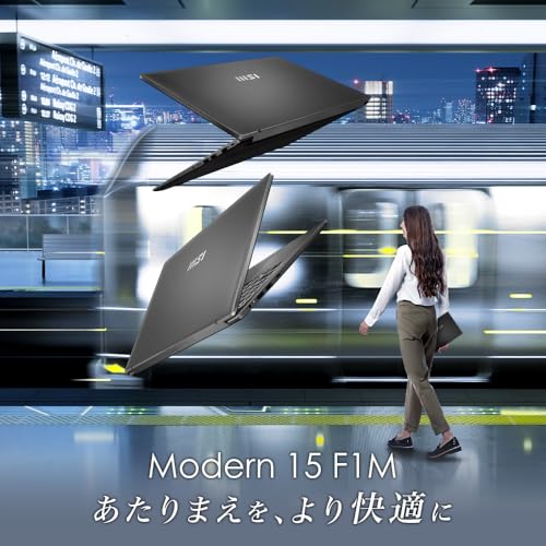 undefined 【Core 5 & Office搭載】【薄型・軽量・大画面】MSIビジネスノートPC Modern15/メモリ32GB/SSD512GB/15.6インチ フルHD 60Hz/Core5プロセッサー120U/Windows11Home/Microsoft 365 Basic Office Home & Business 2024/Modern-15-F1MG-5113JP の商品画像 1