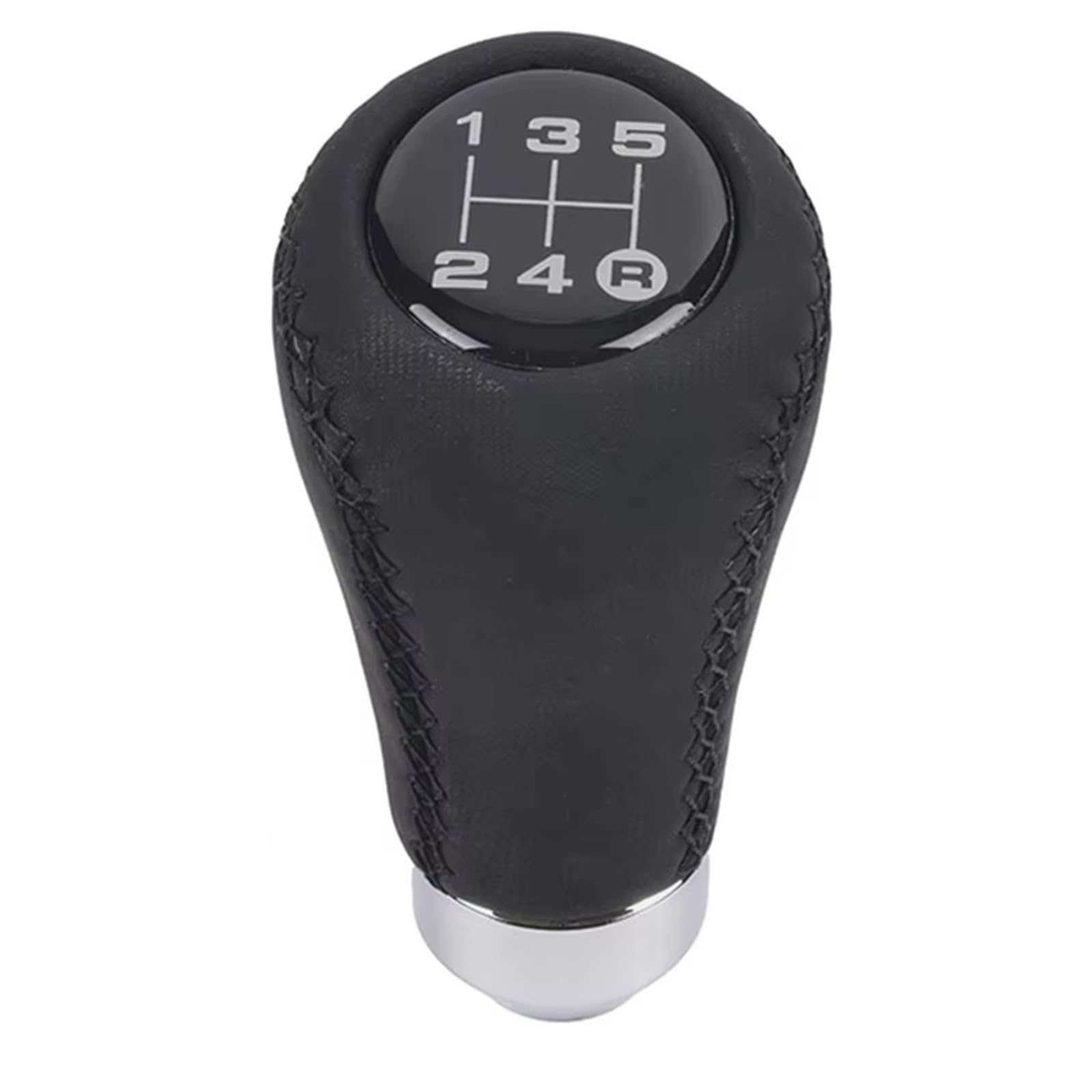 EFDDTBHE Universal Car Manual Gear Shift Knob Shifter 5/6 Speed Manual Transmission Shift Knob Shifter Handle(Black line 5 Speed)