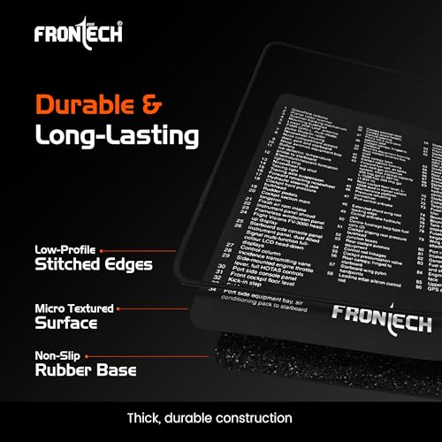 Image of FRONTECH Extended Gaming Mouse Pad (900 x 400 mm) - Premium Desk Mat with Anti-Slip Rubber Bas | Water-Resistant Surface | Stitched Edges & Ultra-Smooth Control for Gaming & Office (MSP-0058)