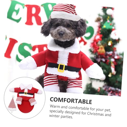 Disfraz de Santa Claus para Perros y Gatos XL miniatura 6