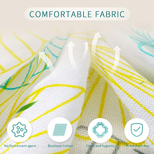 SONARIN Stylish Premium Breastfeeding Nursing Covers,Flower Pattern,with Storage Bag & Towel Corners,4 in 1 Multifunction,Nursing Scarf,Breathable & Lightweight(White) - Image 3