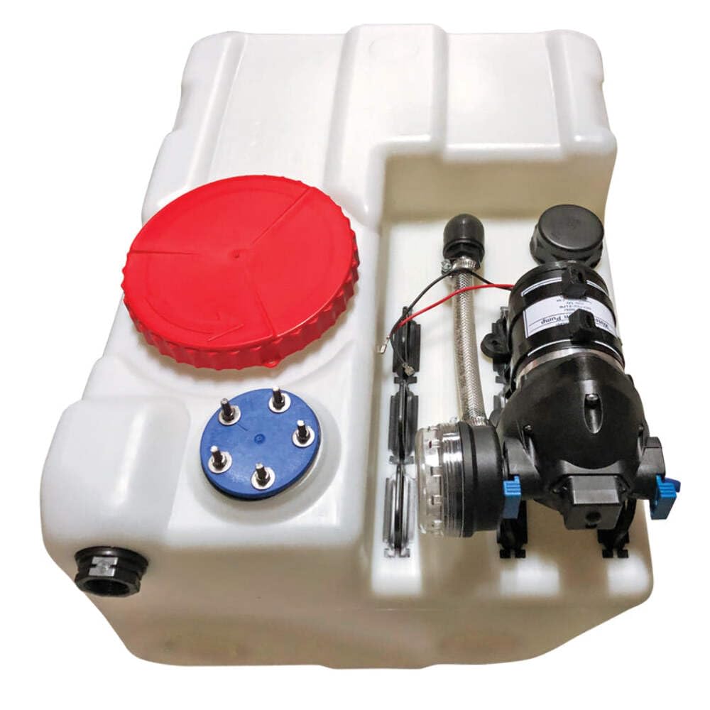 Nuova Rade Réservoir EAU douce Bora 40lt Hor. Avec Pompe Autoclave 8lt/min 12V