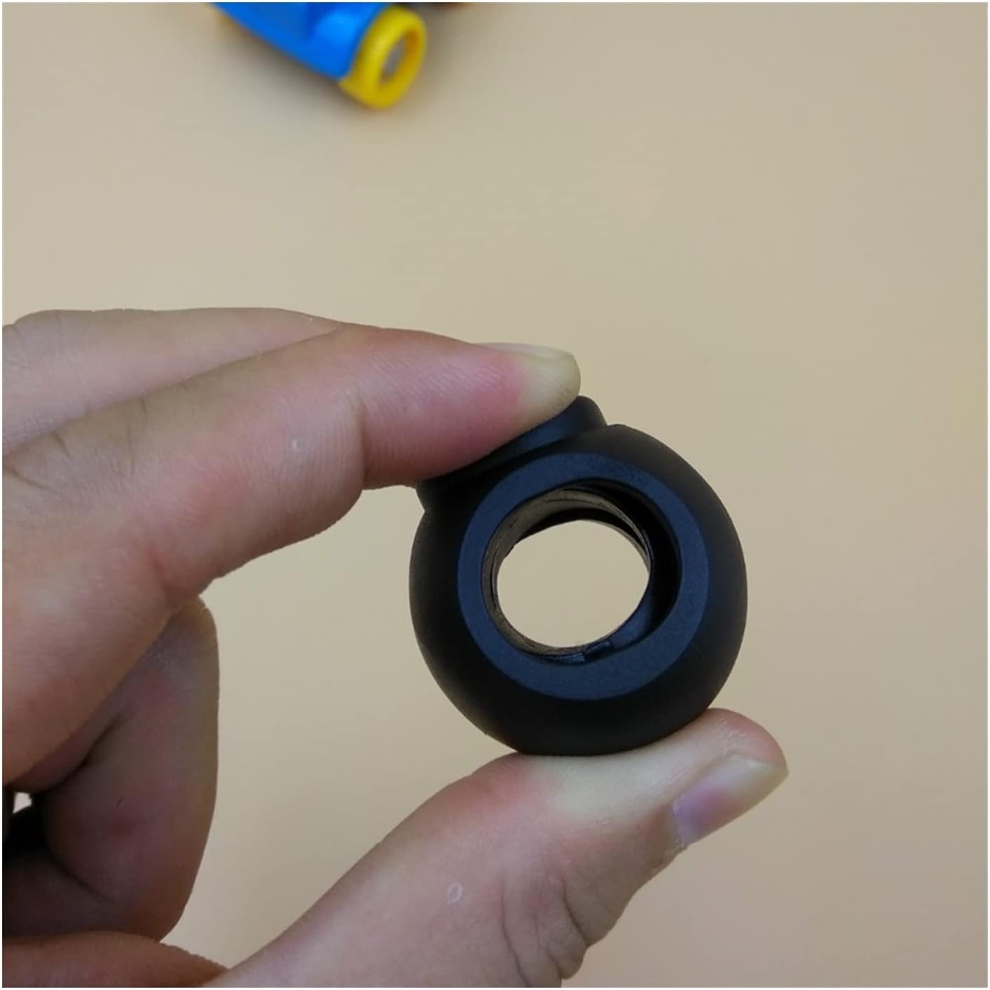 Cord Locks, Cord Ends Connector Cord Locks,Toggles 10pcs Black Plastic Ball Cord Locks Round Toggle Clip Stopper 48 * 34 * 15mm Repair DIY Bags Clothing Accessories