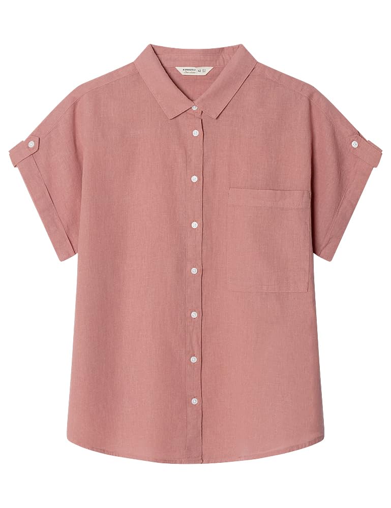 Springfield S/S Open Shirt Shirt Mujer