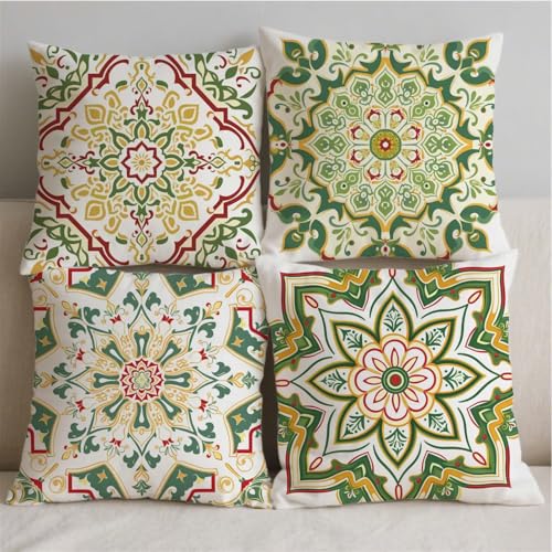 Housse de coussin 50x50cm lavable avec fermeture éclair invisible