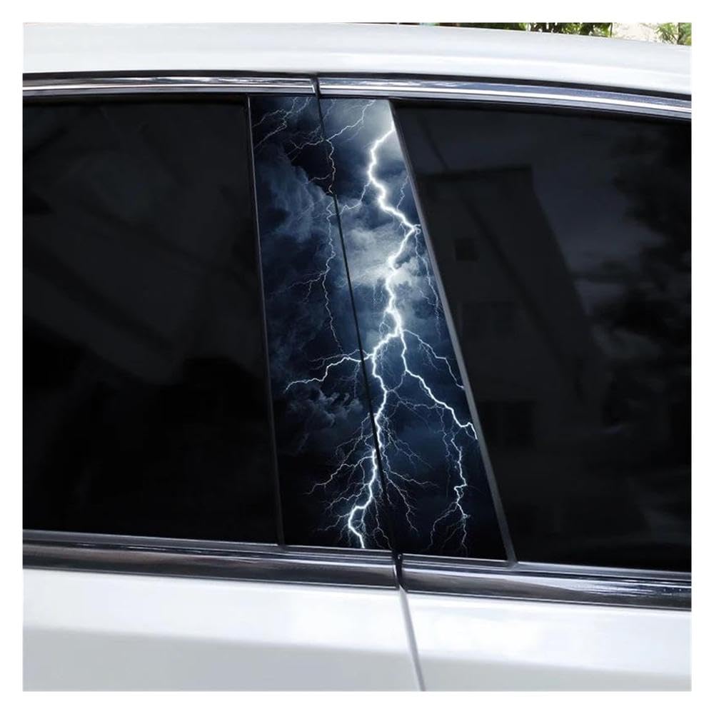 Autocollants éclair voiture imperméables et résistants pour tuning portière DIY
