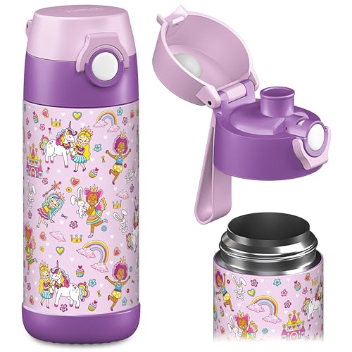 JARLSON® Trinkflasche Kinder Edelstahl MALI [THERMOSFLASCHE] -...