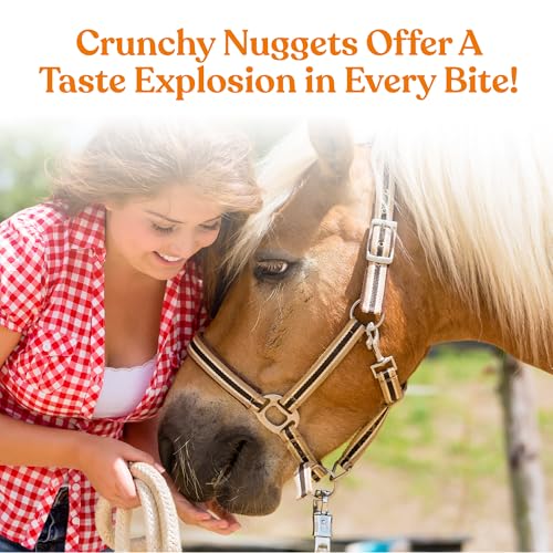 Manna Pro Tasty Delights Horse Treats, Carrot Flavor, Made in USA, 3 lb Tub | Bite-Size Training Treats, Carrot Flavor, Great for Daily Rewards, Encourages Positive Reinforcement for Horses - Image 5