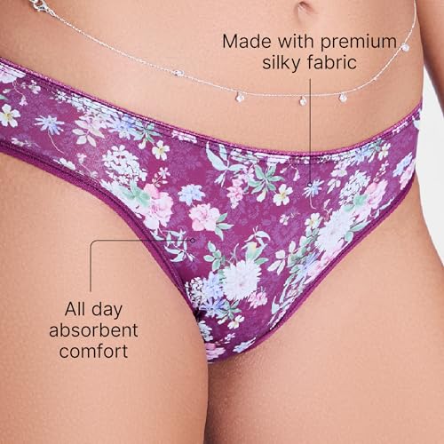 Image of Enamor Women Low Waist Bikini Panty Soft Comfort Nylon Brief - P165
