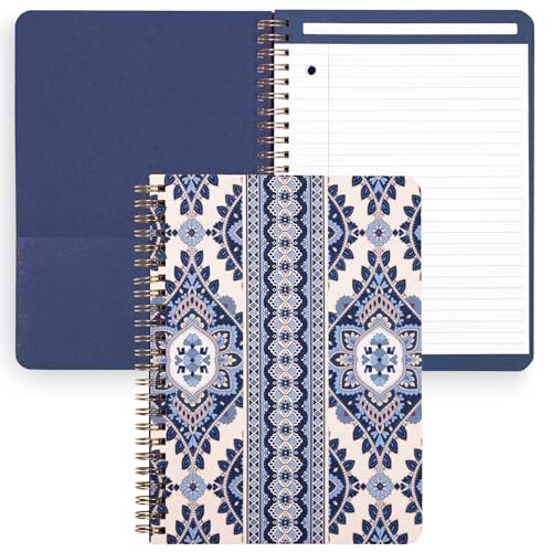 Carnet de notes Vera Bradley Cambridge Blues petit cahier ligné 160 pages à couverture rigide
