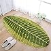 Produktbild X-Labor Grün Blatt Weiche Antirutsch Badematte Badvorleger Duschvorleger Fußmatte Teppichboden für Bad Küche Wohnzimmer Schlafzimmer 45x120 cm