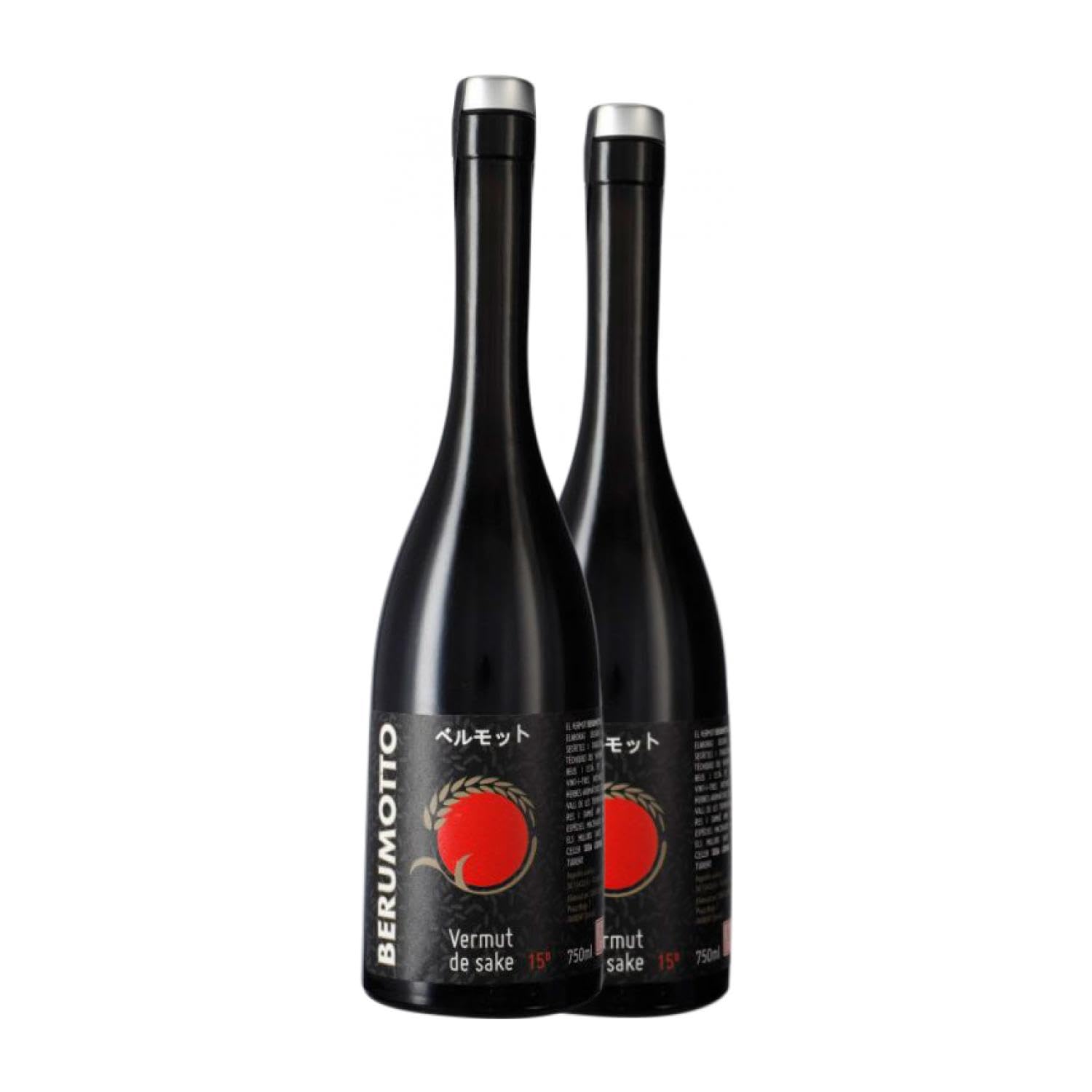 Wermut Seda Líquida Berumotto Negro de Sake 75 cl (Karton mit 2 Flaschen von 75 cl)