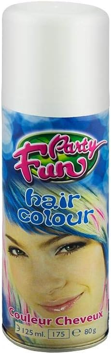 PARTY FUN (WHITE) HAIR COLOR SPRAY 125ML