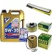 Produktbild QR-PARTS 69369991 Filter Set Inspektionspaket 5 Liter Liqui Moly Motoröl Longlife III 5W-30 MANN-FILTER Innenraumfilter Luftfilter Ölfilter