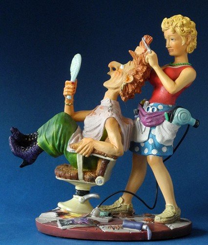 Figur Frisör Frisöse Friseur Figaro Beruf Comic von Profisti