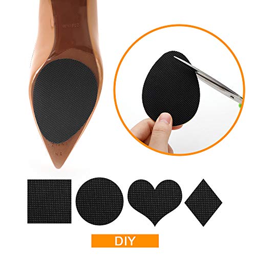 12PCS Non-Slip Shoe Pads for Bottom of Shoes, Premium Rubber Self Adhesive Anti-Slip Shoe Grips Stickers, High Heels Non-Skid Sole Protector4