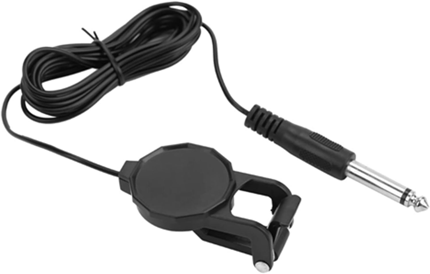 Violin Pickup, 6.35mm Audio Jack Clip-on Microphone Piezo Violin Acoustic Guitar Pickup