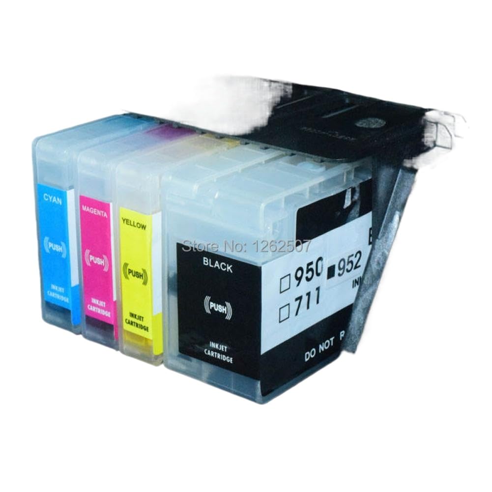Cartuccia d'inchiostro ricaricabile compatibile con stampanti OfficeJet Pro 7720 7740 8210 8216 8710 8715 8720 8725 8730 8740 da utilizzare con i modelli 952 953 954 955XL 95U