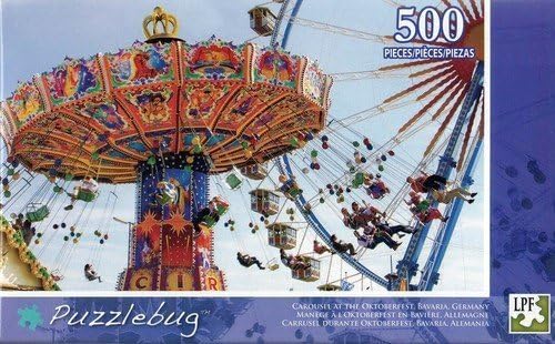 Puzzlebug Carousel At the Oktoberfest, Bavaria, Germany 500 Piece Jigsaw Puzzle