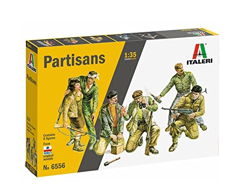 Dagli stampi originali ESCI Italeri 6556 Partisans, scala 1/35, plastic model kit, modello in plastica da montare, modellismo, figurini militari, Grigio