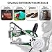 DODOQ Manual Leather Sewing Machine Hand Shoe Cobbler Stitching Repair Mending Machine Patcher Dual Cotton Nylon Line Sewing Machine