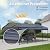 COBANA Metal Carport, 12X20 FT Heavy Duty Carport Canopy with Steel Roof and Frame, Car Shelter Garage for Pickups, Cars, Boats and Tractors