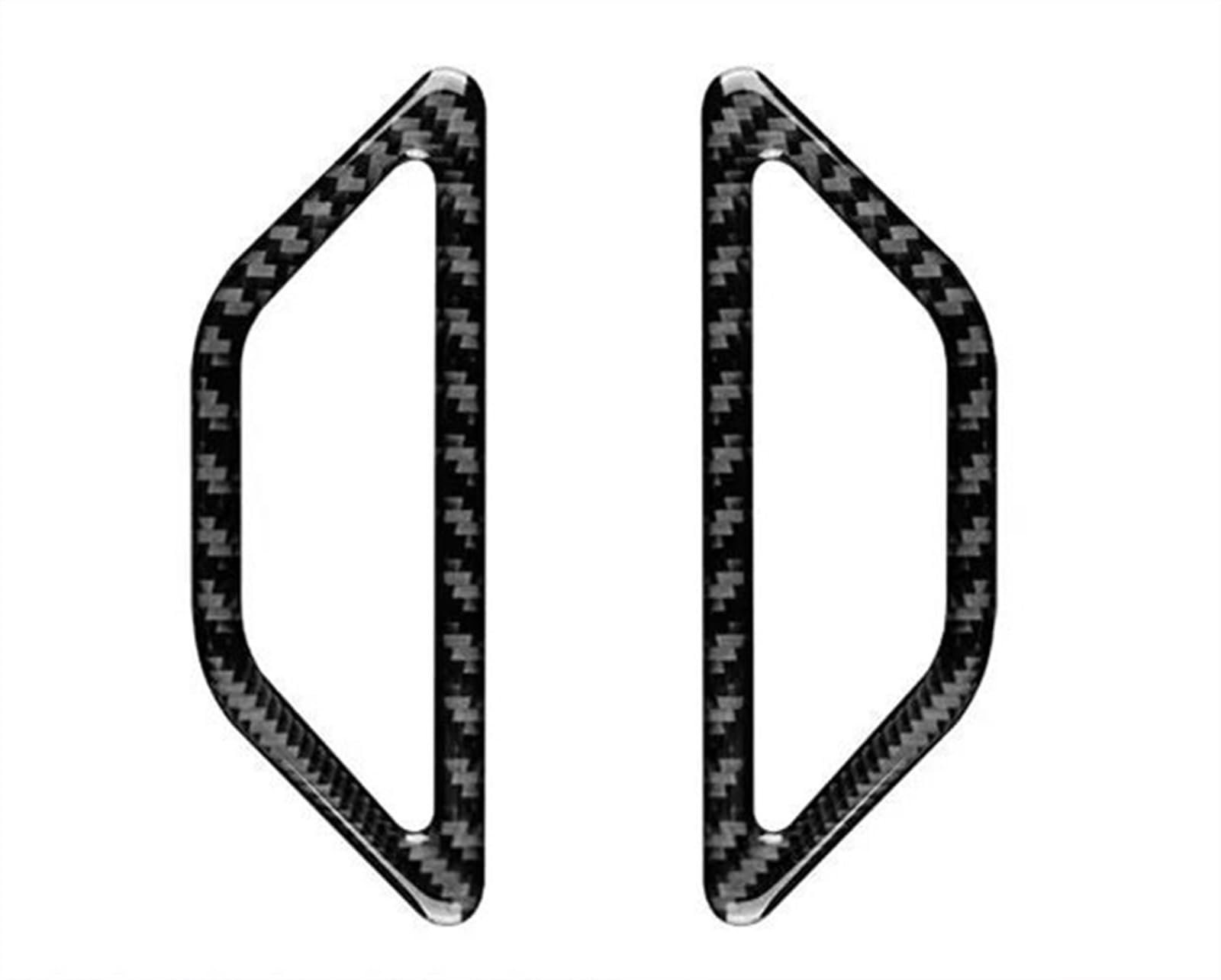 Car Side Air Outlet Dashboard Conditioning Vent Trim Frame Cover Sticker for Subaru BRZ 2012-2020 Anti-dust(Black)