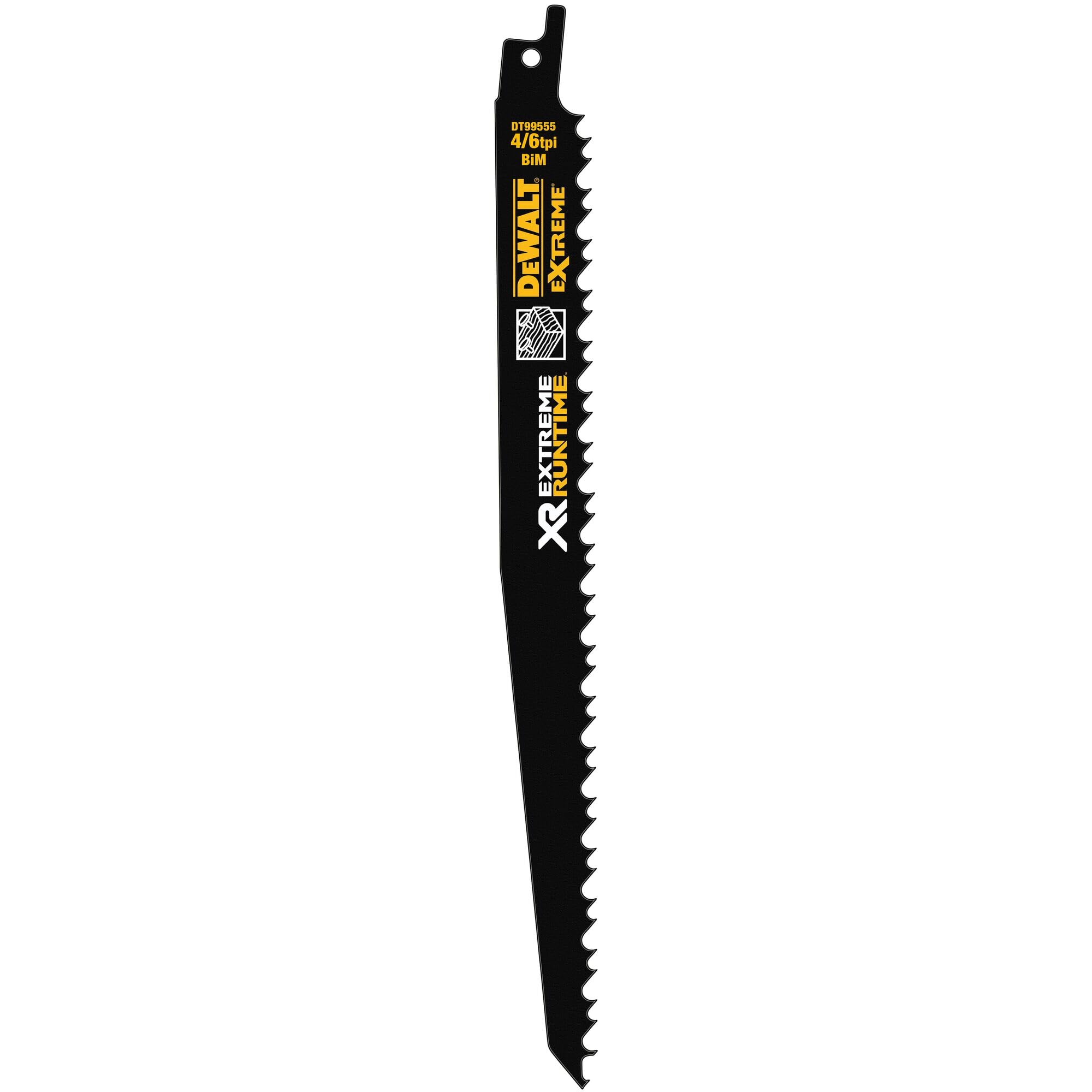 Lame de Scie Sabre Bi-Métal DeWalt XR EXTREME RUNTIME 152 mm