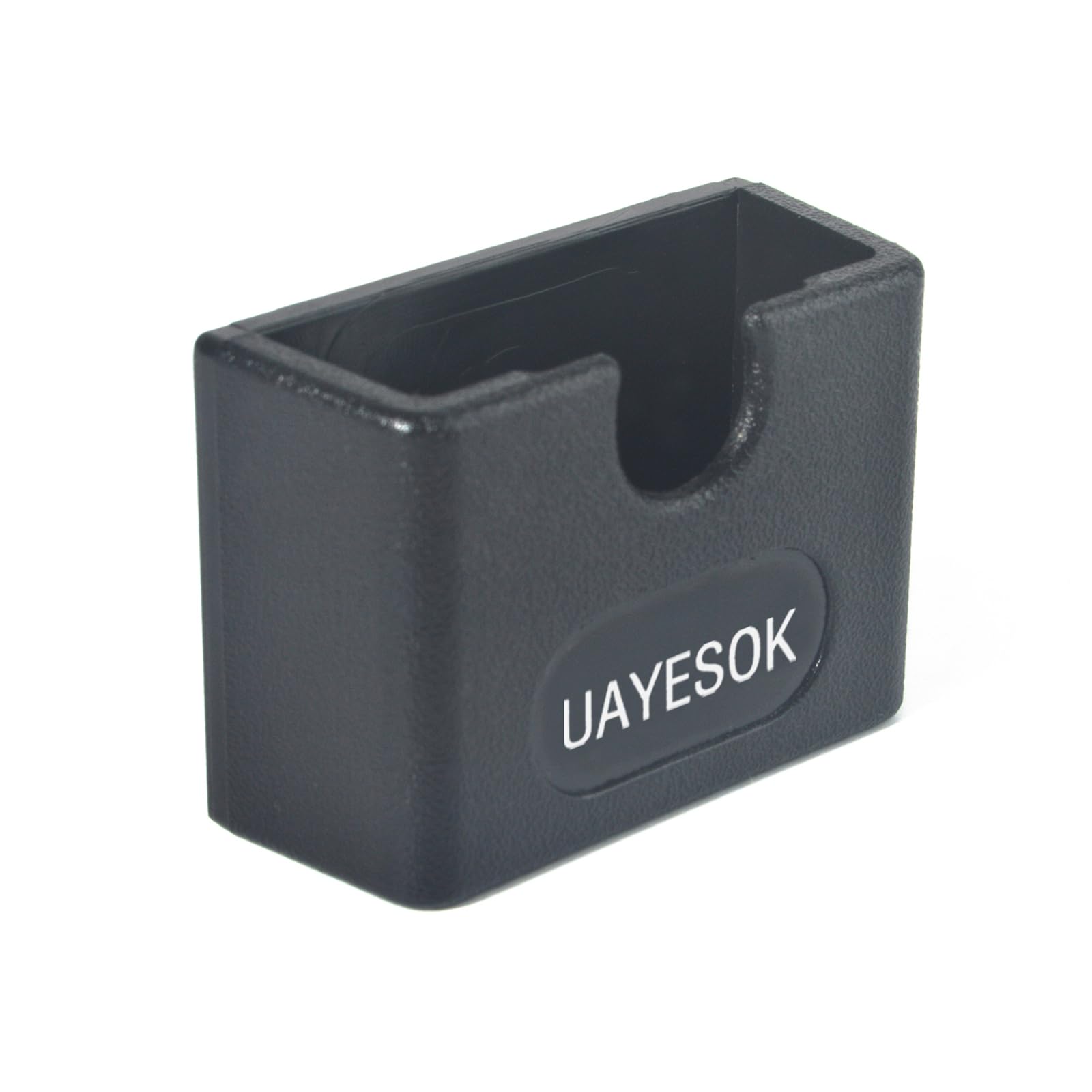 UAYESOK Support de microphone CB adhésif universel pour haut-parleur radio jambon, support de fixation pour tableau de bord avec adhésif 3M pour voiture, bateau, Jeep, bureau à domicile (1 pièce)