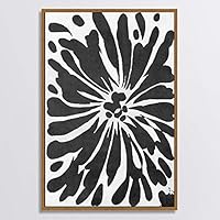 Framed Canvas Wall Art Black and White Style Canvas Prints Home Artwork Decoration for Living Room,Bedroom - 16x24 inches