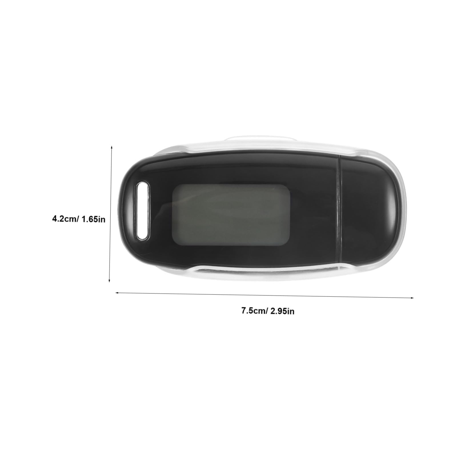 Angoily Multifunctional Walking Counter 3D Pedometer Step Counter for Fitness Easy to Use Portable
