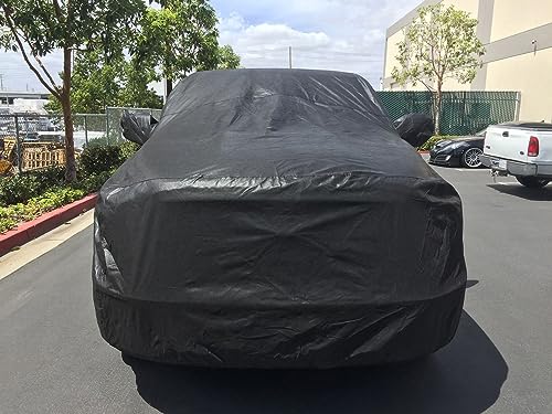 Image of Custom Fit 1998-2018 Dodge Ram 1500 Crew Cab Quad Cab 5.5ft Bed Box Short Bed Truck Car Cover Black
