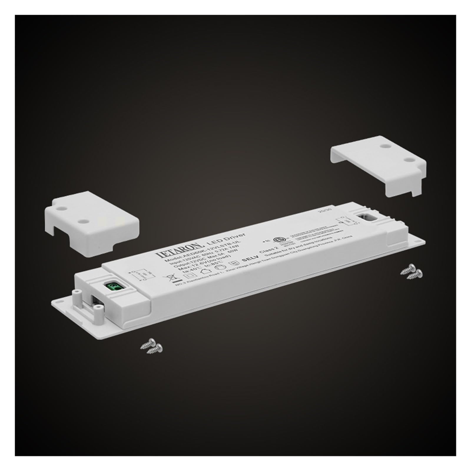 Alimentation électrique 12V 60W sans scintillement à haute compatibilité thyristor US 2pcs