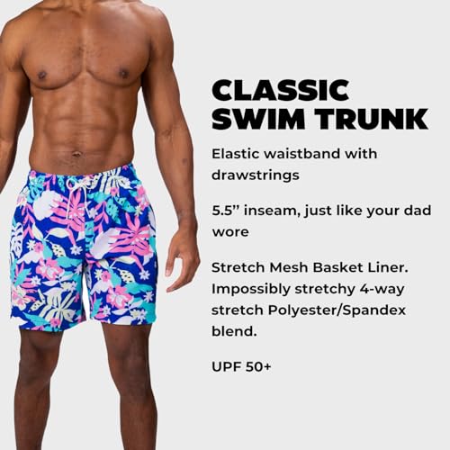 Chubbies Men's Floral Suprises 5.5" (Classic Swim Trunk)2