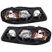 2000-2004 Chevrolet/Chevy Impala Headlights Headlamps Head Lights Lamps Pair Set Left Driver AND Right Passenger Side (2000 00 2001 01 2002 02 2003 03 2004 04)
