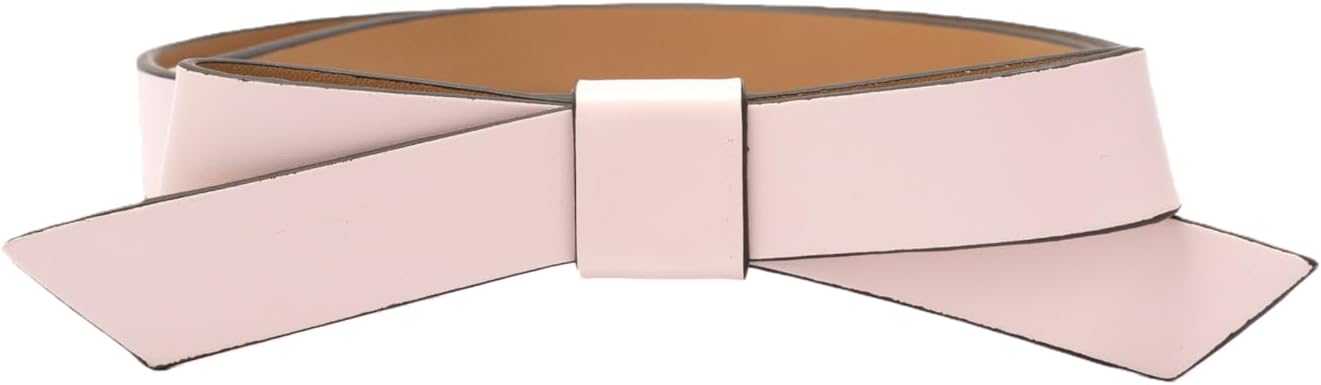 kate spade new york Women's .75 Inch Bow Belt, Stylish Accessory for Everyday Wear, Adjustable Fit