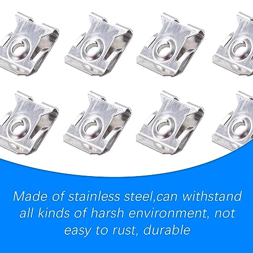 Zufoty 10 Sets Engine Splash Shield Guard Undertray Cover Screws Bolt Nut Clip Kit for Undertray Engine Fender Liner Air Deflector for Ford Focus Fusion Escape Explorer C-Max Transit Connect Lincoln - Thumbnail 5