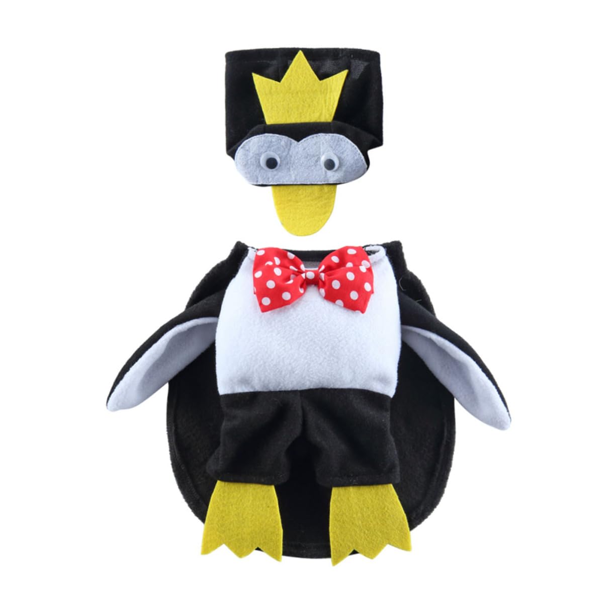 BESPORTBLE 3juegos Disfraz para Mascotas Traje De Pingüino para Perros y Gatos Accesorios De Cosplay para Halloween Ropa Divertida y Llamativa para Fiestas y Ocasiones Especiales