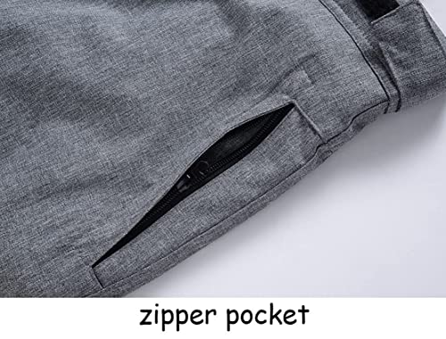 ORANDESIGNE Pantalón de Esquí para Mujer Hombre Pantalón Funcional Outdoor con Acolchado Termoaislantev Impermeables Pantalón de Babero Pantalon de Trabajo Ocio de Esquiar A Rosa XXL - imagen 6