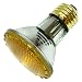 Bulbrite H50PAR20Y 120V 50W PAR20 Halogen Light, Yellow