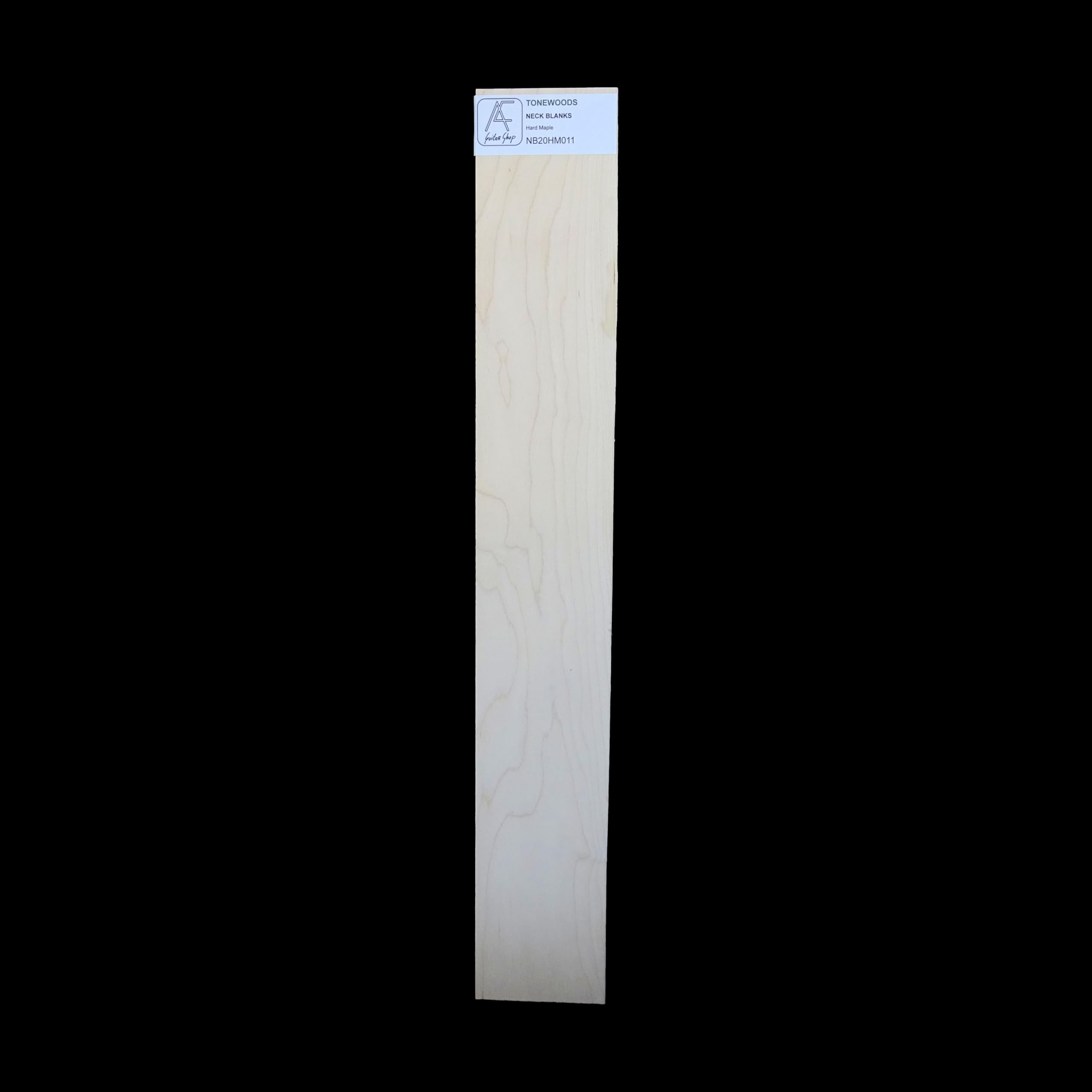 Neck Blank Érable Hard Maple 20MM, le choix premium de lutherie