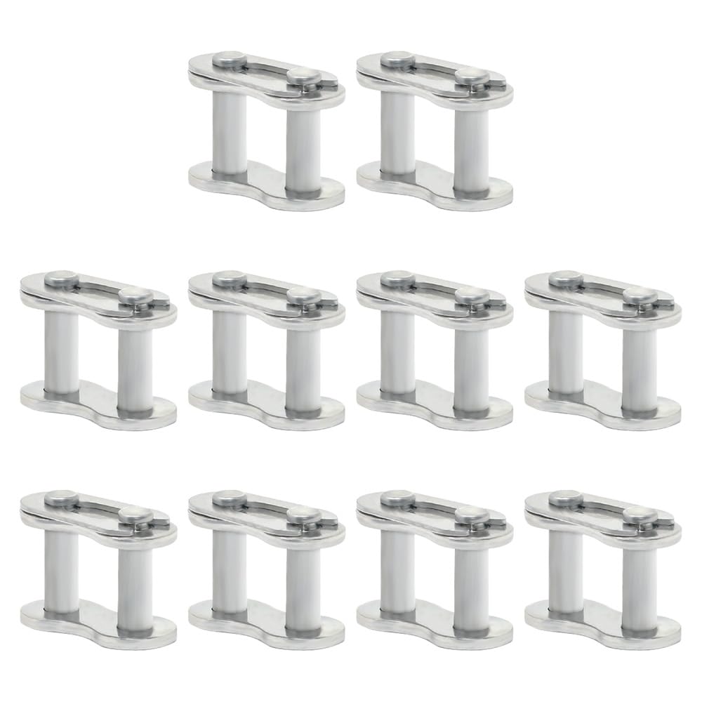 MAPLE ACE #50NP Connecting Master Link for Nickel Plated Roller Chain (Qty 10)